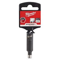 Головка Milwaukee 1/4&quot; ударная удлиненная SHOCKWAVE 4мм