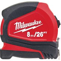 Рулетка Milwaukee PROCOMPACT 8м (шир. полотна 25мм)